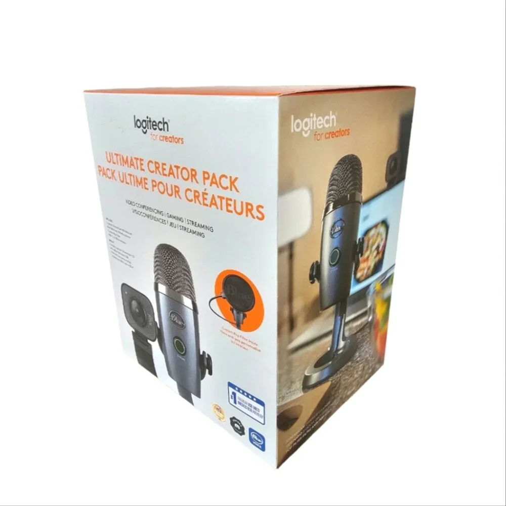LOGITECH USB Microphone Blue for Streaming, Gaming and Vlogging